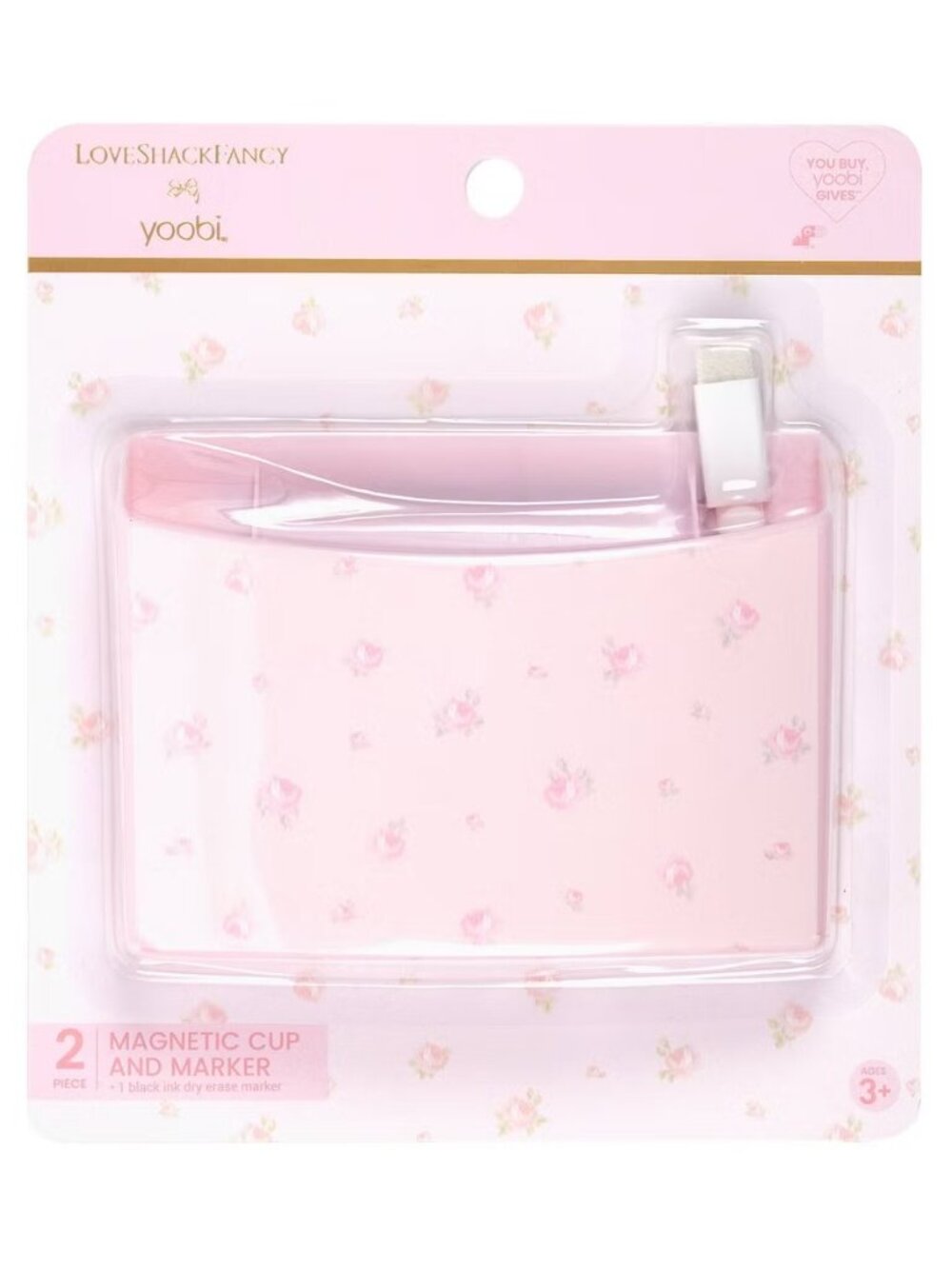 LoveShackFancy x Yoobi Blooming Heirloom Ditsy Magnetic Cup with Marker